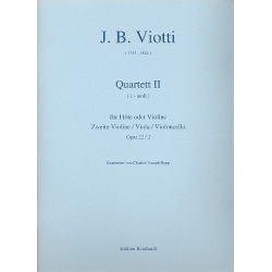 Quartett c-Moll op.22,2 für Flöte (Vl) und - Giovanni Battista Viotti