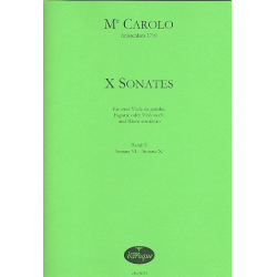 10 Sonaten Band 2 (Nr.6-10) - Carolo