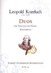 Duos für Violine und Horn - Leopold Anton Kozeluch