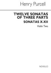 12 sonatas of 3 parts no.5-7 : for violin 2 - Henry Purcell