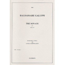 3 Sonate per organo (manualiter) - Baldassare Galuppi