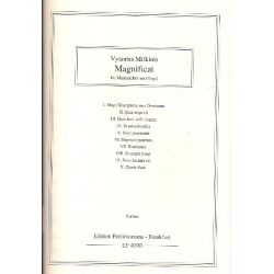 Magnificat für Männerchor und Orgel - Vytautas Miskinis