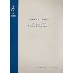 La Tarántula für Gesang und Orchester - Ruperto Chapí