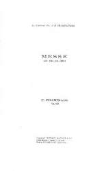 Messe op.167 pour 2 voix egales (choeur de femmes) et orgue - Chorpartitur