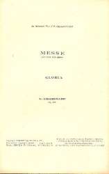Gloria de la Messe op.167 pour 2 voix égales et orgue - Chorpartitur