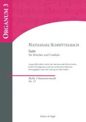 Suite c-Moll für Streicher und Bc - Nathanael Schnittelbach