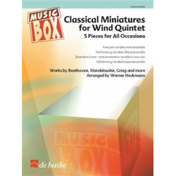 Classical Miniatures for Wind Quintet - 5 Pieces for All Occasions -Diverse / Arr.Werner Heckmann