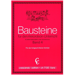 BAUSTEINE 4 - für den Akkordeon-Unterricht - Renato Bui