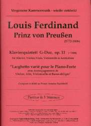 Quintett G-Dur op.11 - Prinz von Preußen Louis Ferdinand / Arr. Hans-Ruprecht Bitterhof