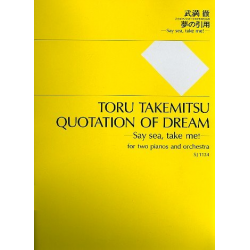 Quotation of Dream for 2 pianos and - Toru Takemitsu