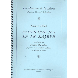Symphonie ré majeur pour orchestre - Etienne-Nicolas Mehul