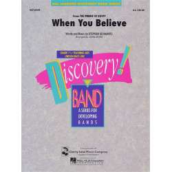 When you believe : for concert band - Stephen Schwartz