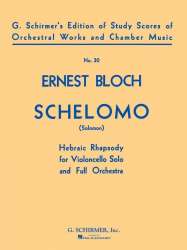 Schelomo Hebraic Rhapsody for - Ernest Bloch