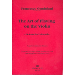 The Art of Playing on the Violin - Francesco Geminiani