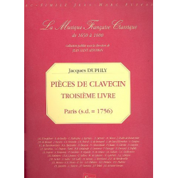 Pièces de clavecin vol.3 Faksimile - Jacques Duphly