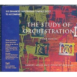 The Study of Orchestration 6 multimedia CDs - Samuel Adler