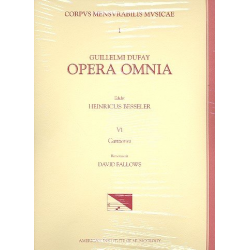 Opera omnia vol. 6 Cantiones - Guillaume Dufay