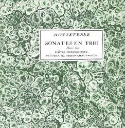 Sonates en trio op.3 vol.1 pour - Jacques-Martin Hotteterre ("Le Romain")