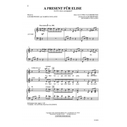 A Present Für Elise - Ludwig van Beethoven / Arr. Lois Brownesey & Marti Lunn Lantz