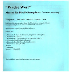 Wache West -Karl-Heinz Frank-Lindenfelser