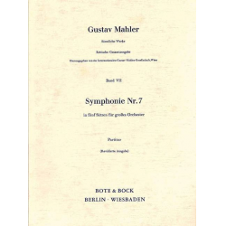 Sinfonie G-Dur Nr.7 : für großes - Gustav Mahler