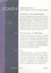 ZGMTH -Zeitschrift der Gesellschaft  für Musiktheorie 8. Jahrgang 2011