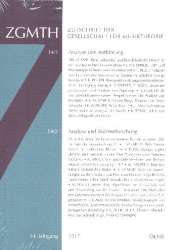 ZGMTH - Zeitschrift der Gesellschaft  für Musiktheorie 14. Jahrgang
