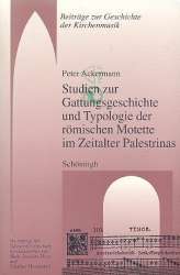 Studien zur Gattungsgeschichte und Typologie - Peter Ackermann