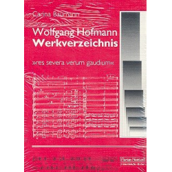 Wolfgang Hofmann Werkverzeichnis - Carina Baumann