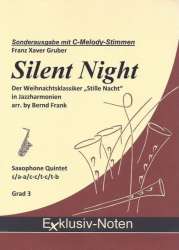 Silent Night für 5 Saxophone -Franz Xaver Gruber