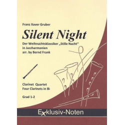 Silent Night für 4 Klarinetten -Franz Xaver Gruber
