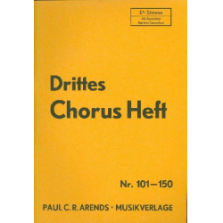 Chorusheft Nr.3 (Nr.101-150): Es-Stimme