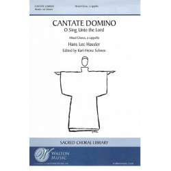 Cantate Domino -Hans Leo Hassler / Arr.Karl-Heinz Schnee