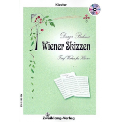 Wiener Skizzen (+CD) für Klavier - Draga Balena
