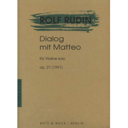 Dialog mit Matteo op. 27 - Rolf Rudin