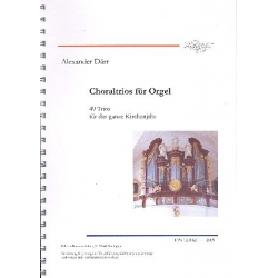 Choraltrios für Orgel - Alexander Därr