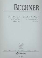 Sonate op.4,9 für 2 Fagotte und Bc - Philipp Friedrich Buchner