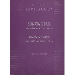 Sonate G-Dur op.38 für Flöte und Gitarre - Matteo (Mathieu) Bevilacqua