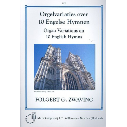 Organ variations on 10 English hymns