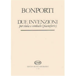 Due invenzioni per viola e cembalo (pian - Francesco Antonio Bonporti