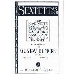 Sextett As-Dur op.19 : -Gustav Bumcke