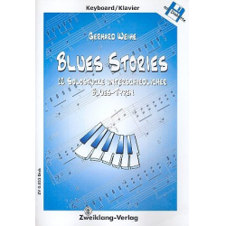 Blues Stories (+Midifiles): für Klavier - Gerhard Weihe