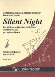 Silent Night für 4 Saxophone -Franz Xaver Gruber