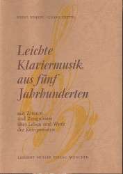Leichte Klaviermusik aus 5 Jahrhunderten - Heinz Benker