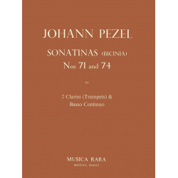 Sonatinen 71 und 74 - Johann Christoph Pezel