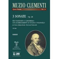 3 Sonaten op.28 für Violine, - Muzio Clementi