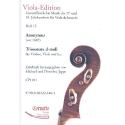 Sonate d-Moll für Violine, Viola und Bc - Anonymus
