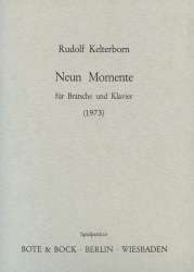 9 MOMENTE : FUER BRATSCHE UND KLAVIER - Rudolf Kelterborn