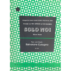 Solo Noi: Einzelausgabe - Toto Cutugno