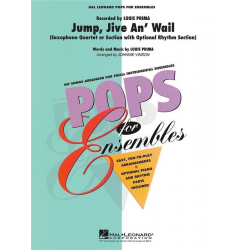Jump jive and wail : for 4 saxophones - Louis Prima